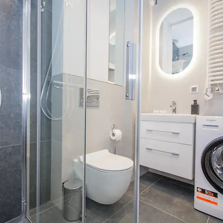 Apartman Inpoint Modern Lema 17-tauron Arena & Free Parking Self Check-in Krakkó